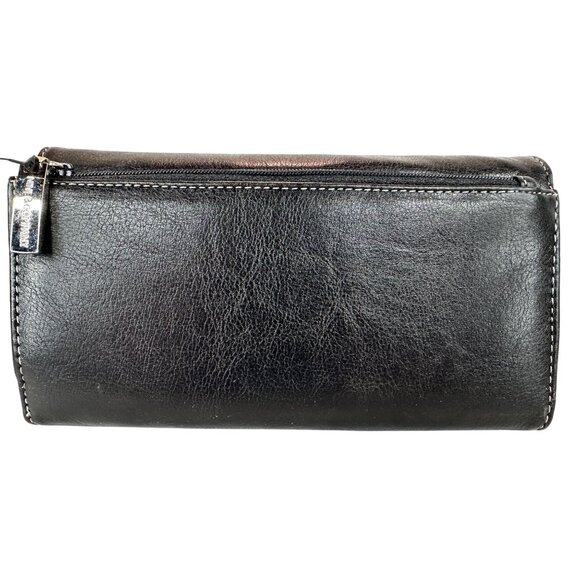 Nine & Co Black Leather Wallet Full Size TriFold NEW OLD STOCK Vintage 90s‎ Tags - Picture 12 of 16